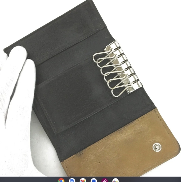 CHANEL Quilted Matelasse CC Logo Lambskin 6 Key Case/3U1226 - Picture 5 of 8